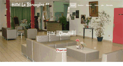 Desktop Screenshot of hotel-la-berangere.com